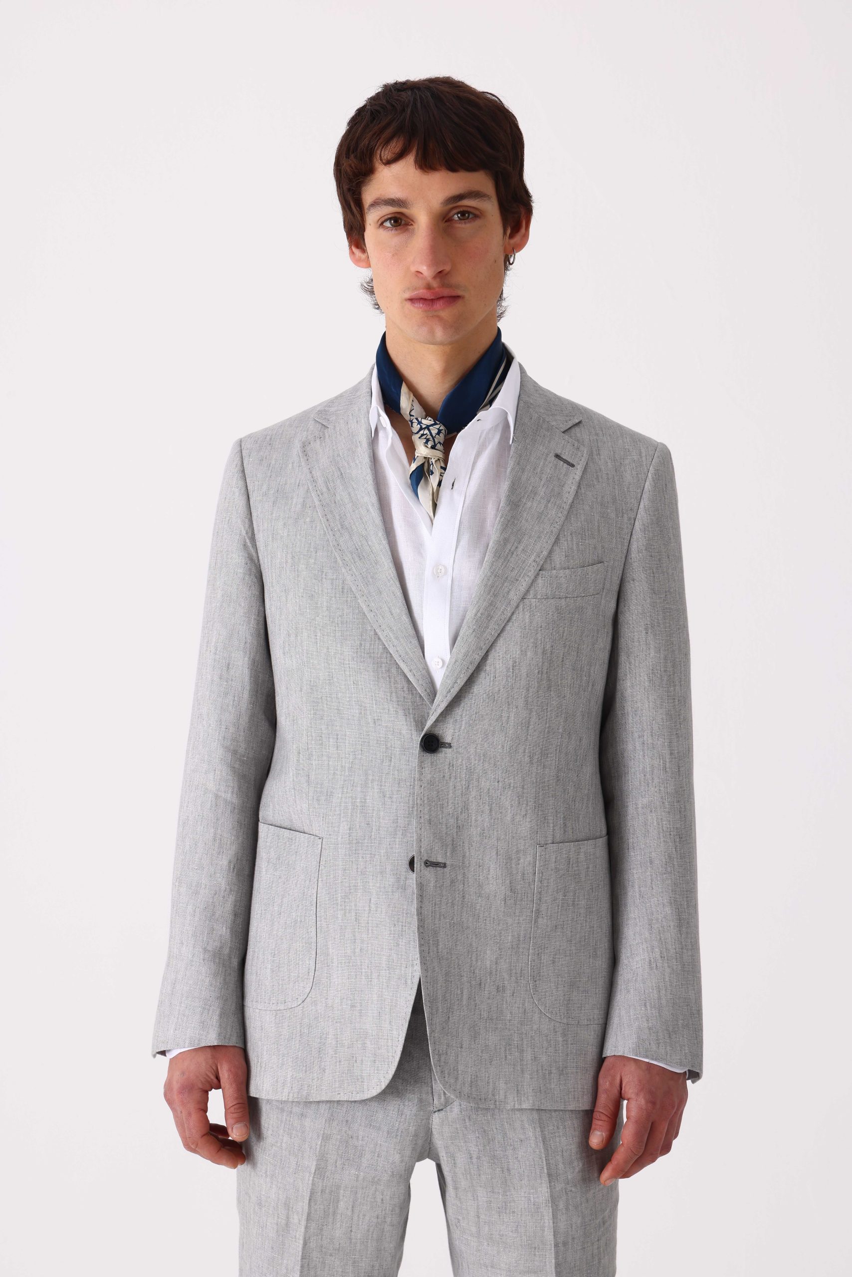 Saco Lino Gris Melange-02
